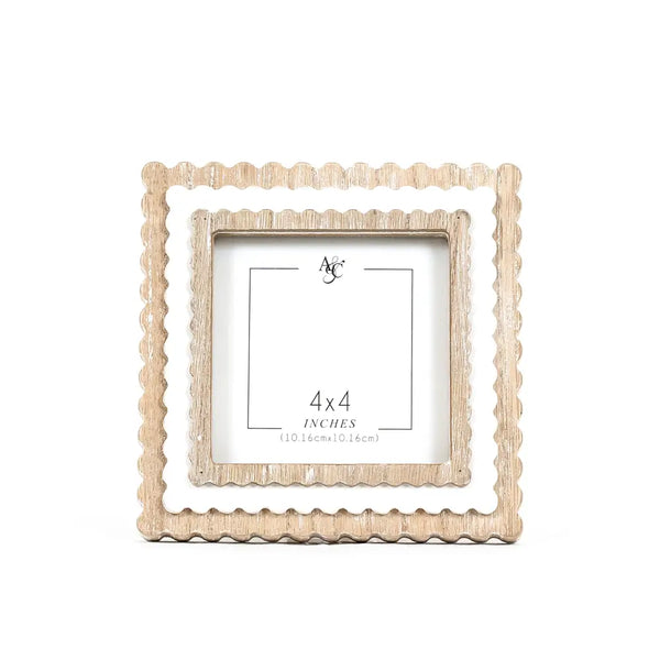 4x4 Square Scallop Frame