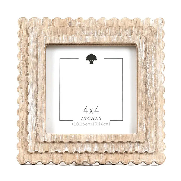 4x4 Square Scallop Frame