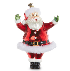 Retro Santa Ornament