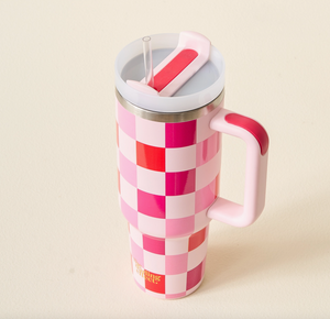 40 oz. Checkered Tumbler