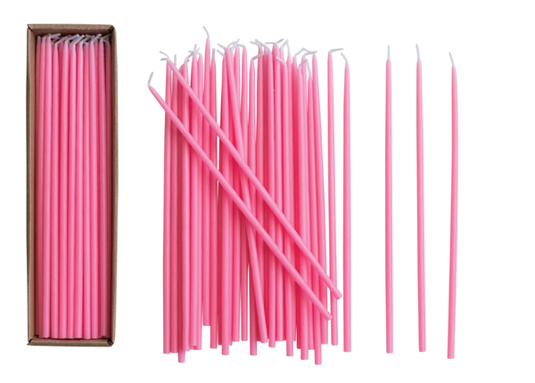 36 Extra Thin Taper Candles