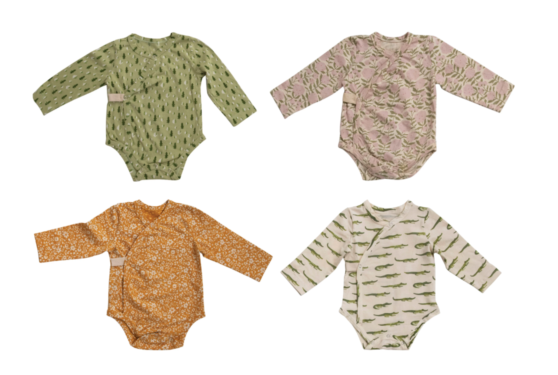 Kimono Style Baby Onesie