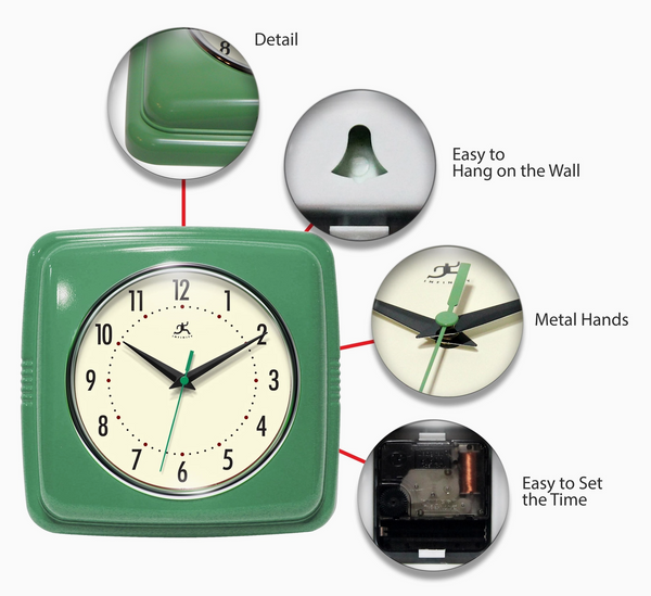 Retro Square Clock