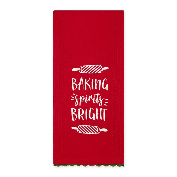 Baking Embellished Dishtowel