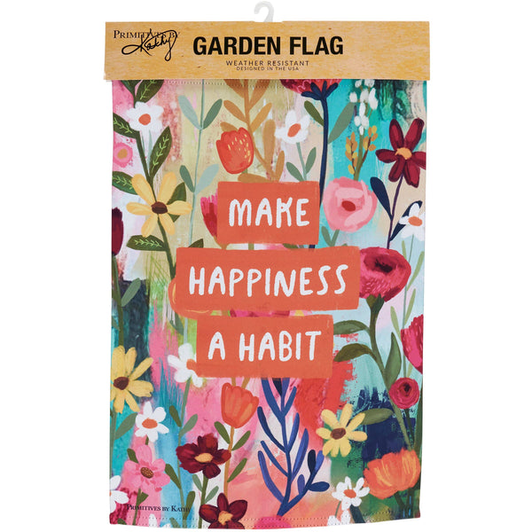 Happiness Garden Flag