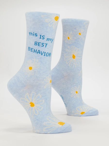 Blue Q Crew Socks