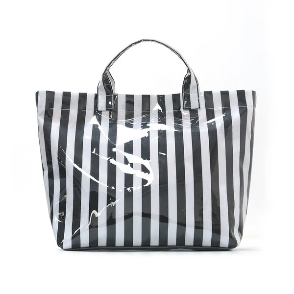 Colorblock Striped Tote