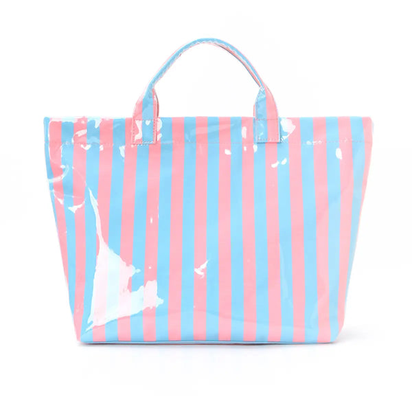 Colorblock Striped Tote