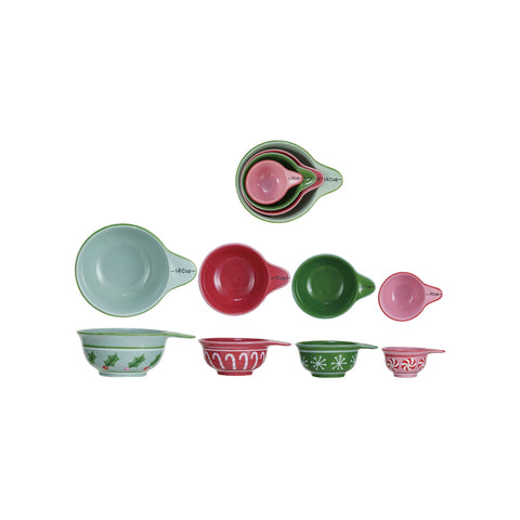 Holiday Stoneware Measuring Cup Set