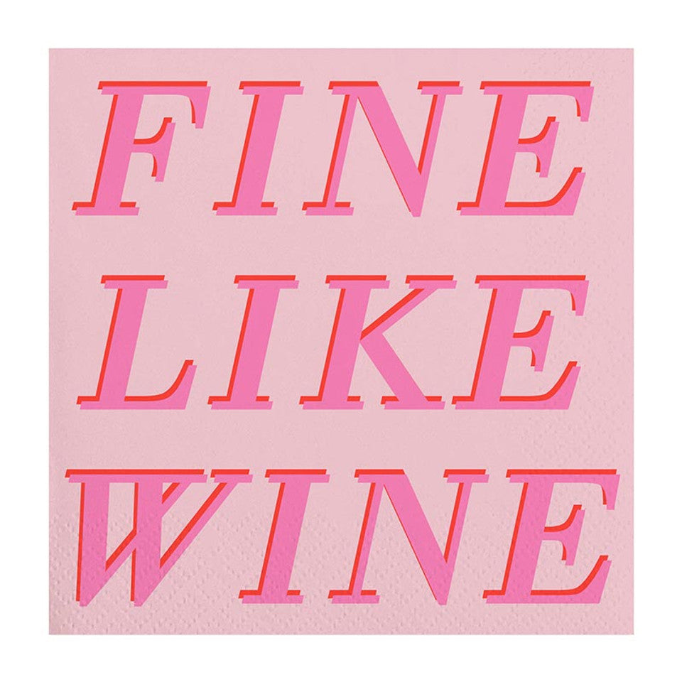Fine Like Wine Napkin