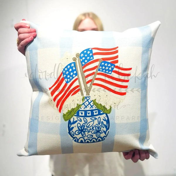 American Flag Pillow
