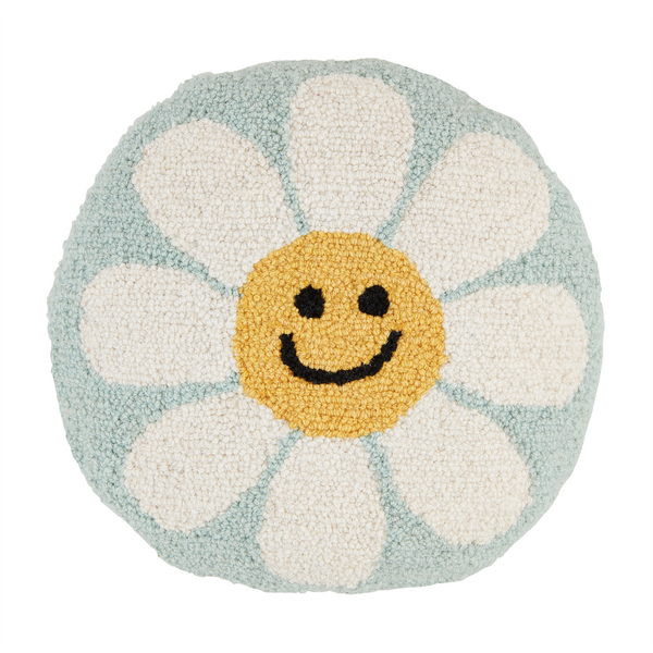 Smiley Flower Pillow