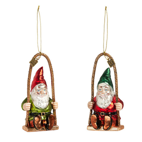 Swinging Gnome Ornament