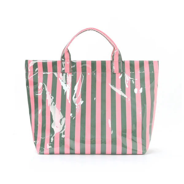 Colorblock Striped Tote