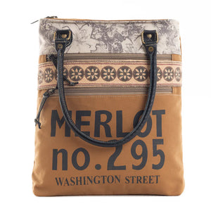 Myra M-Vintage Tote Bag