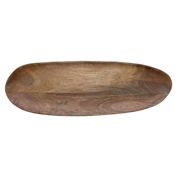 Oval Wood Tray