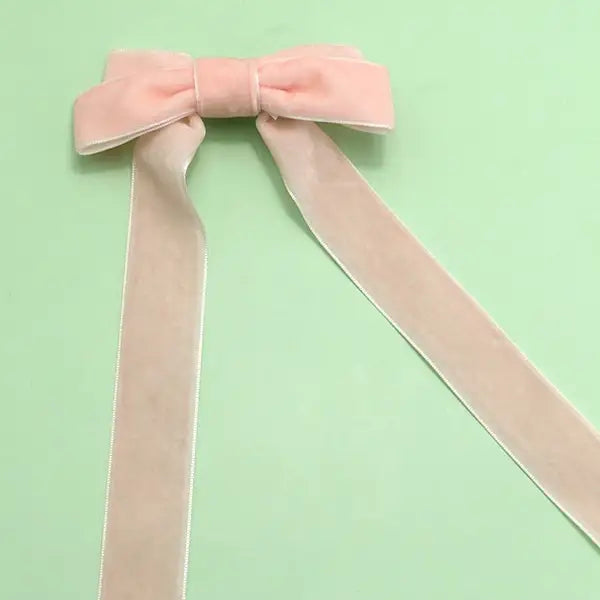 Velvet Bow Hair Clip