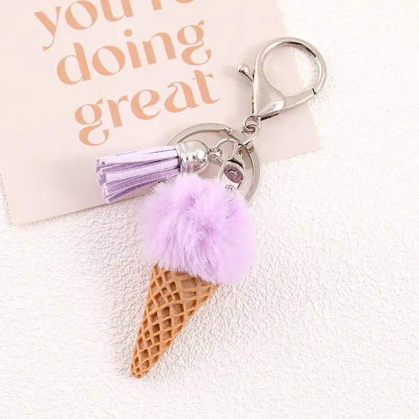 Ice Cream Keychain