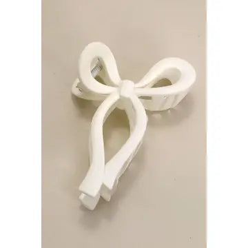 Matte Bow Claw Clip