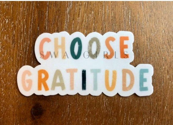 Choose Gratitude Sticker