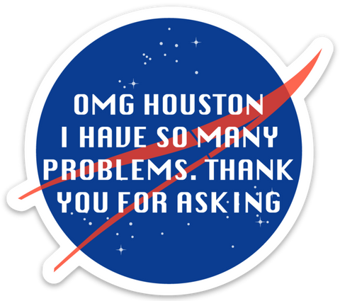 Omg Houston Sticker