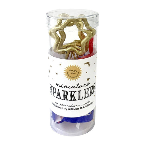 Mini Gold Sparklers Star 4th of July in Tube