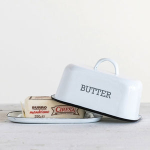 Enamel Butter Dish