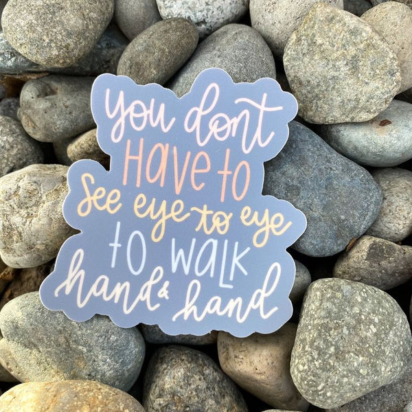 Hand in hand Sticker