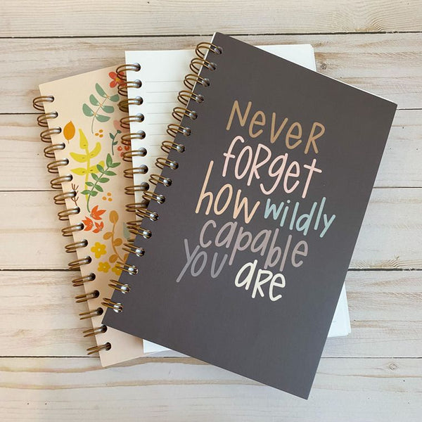 Never forget how wildly capable you are Journal